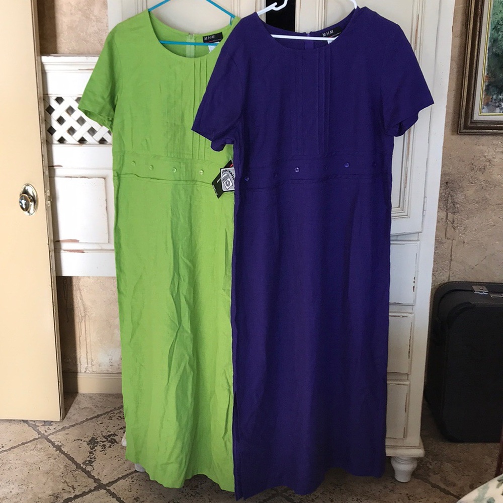 TWO MHM MELISSA HARPER dresses for the price of 1